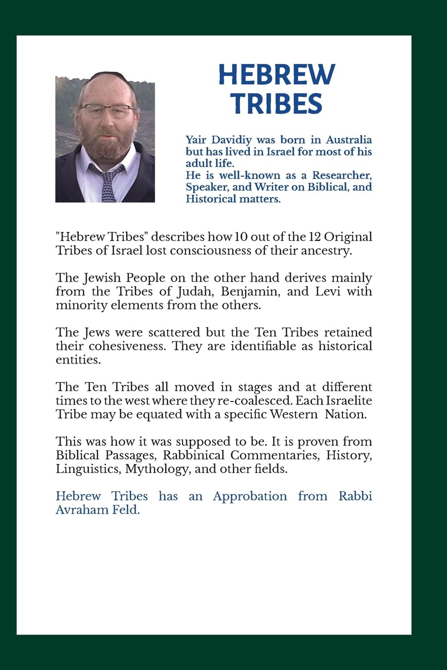 Hebrew Tribes: The Israelite Tribal Identification of Western Peoples