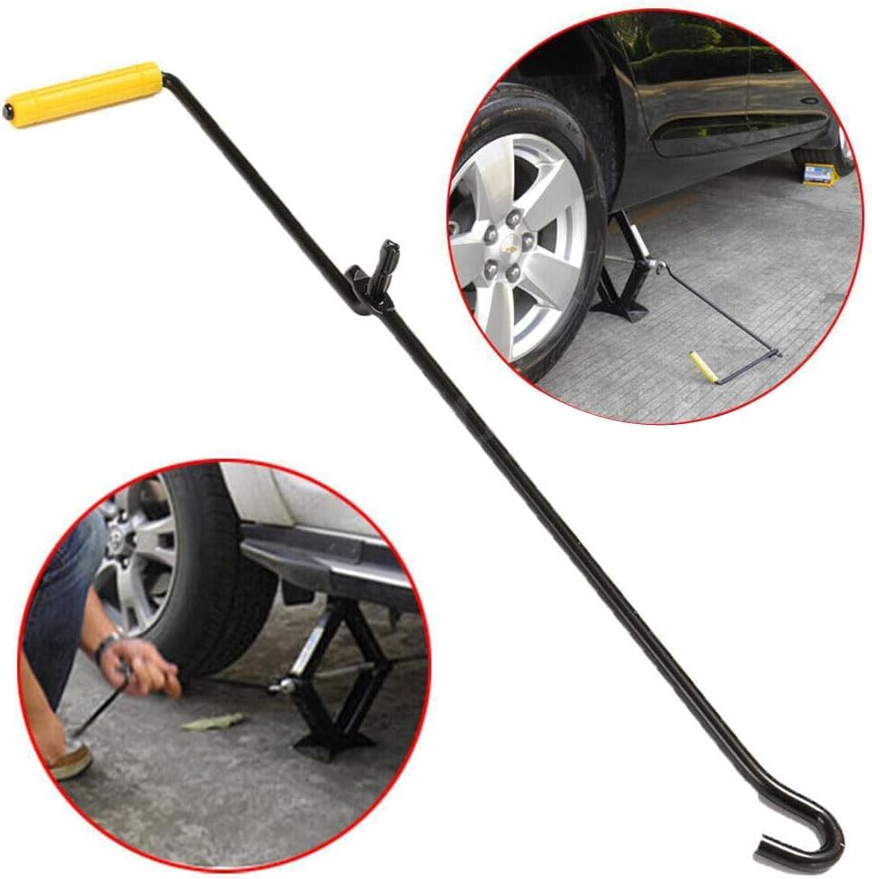 Metal Steel Car Truck Jack Lug Handle Wrench Auto Repair Tool New