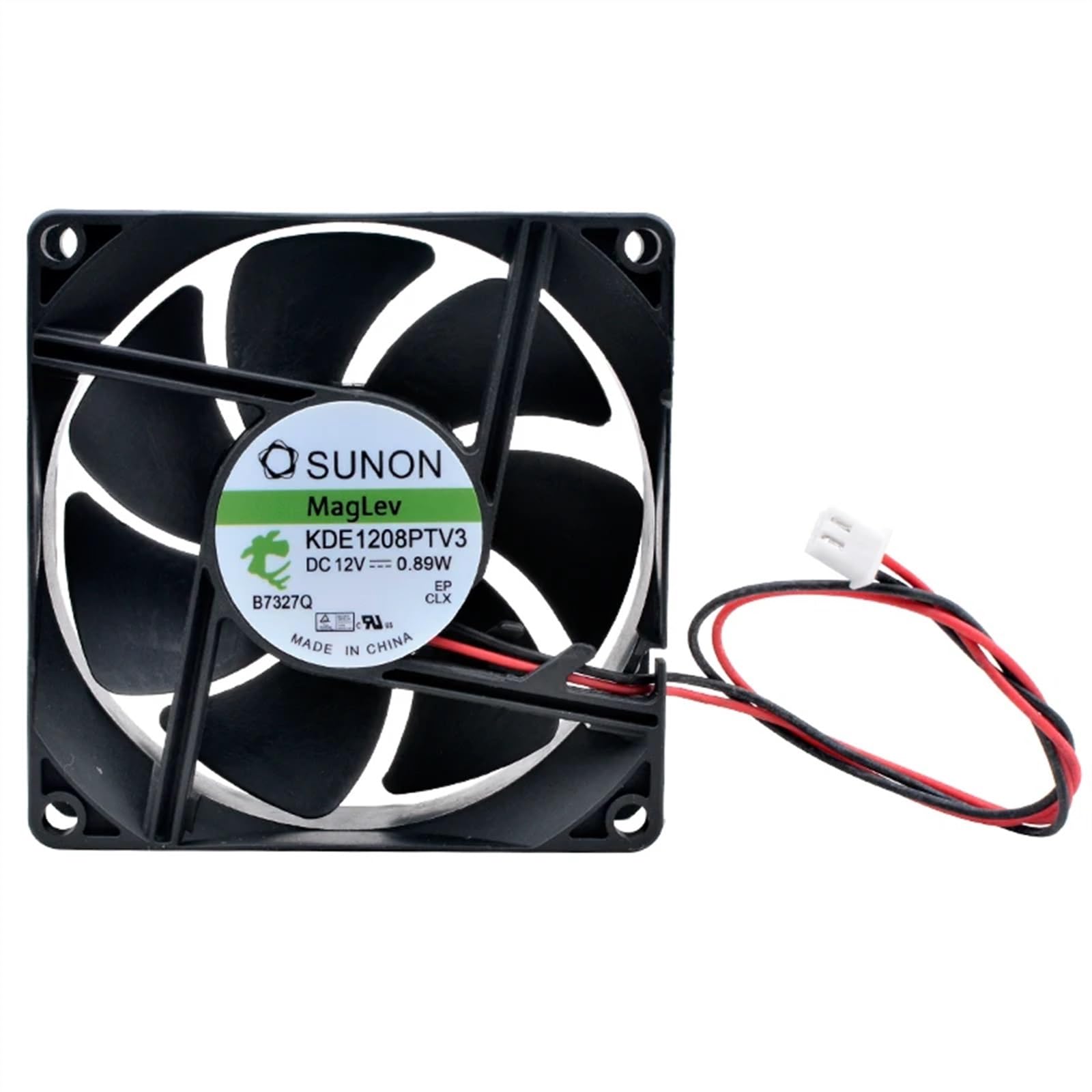 KDE1208PTV3 Ventola da 8 cm 80 mm 80x80x25 mm 8025 DC12V 0,89 W con cuscinetto a sospensione magnetica Ventola di raffreddamento silenziosa for alimentatore