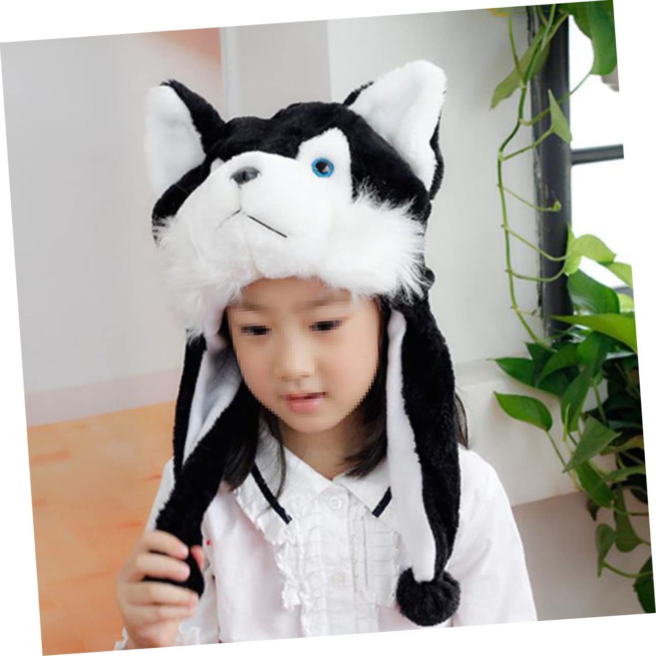 ORFOFE Funny Cartoon Animal Hat for Black Adorable Role Play Accessory for Boys and Cozy and Fun Hat for Dress Up and Playtime