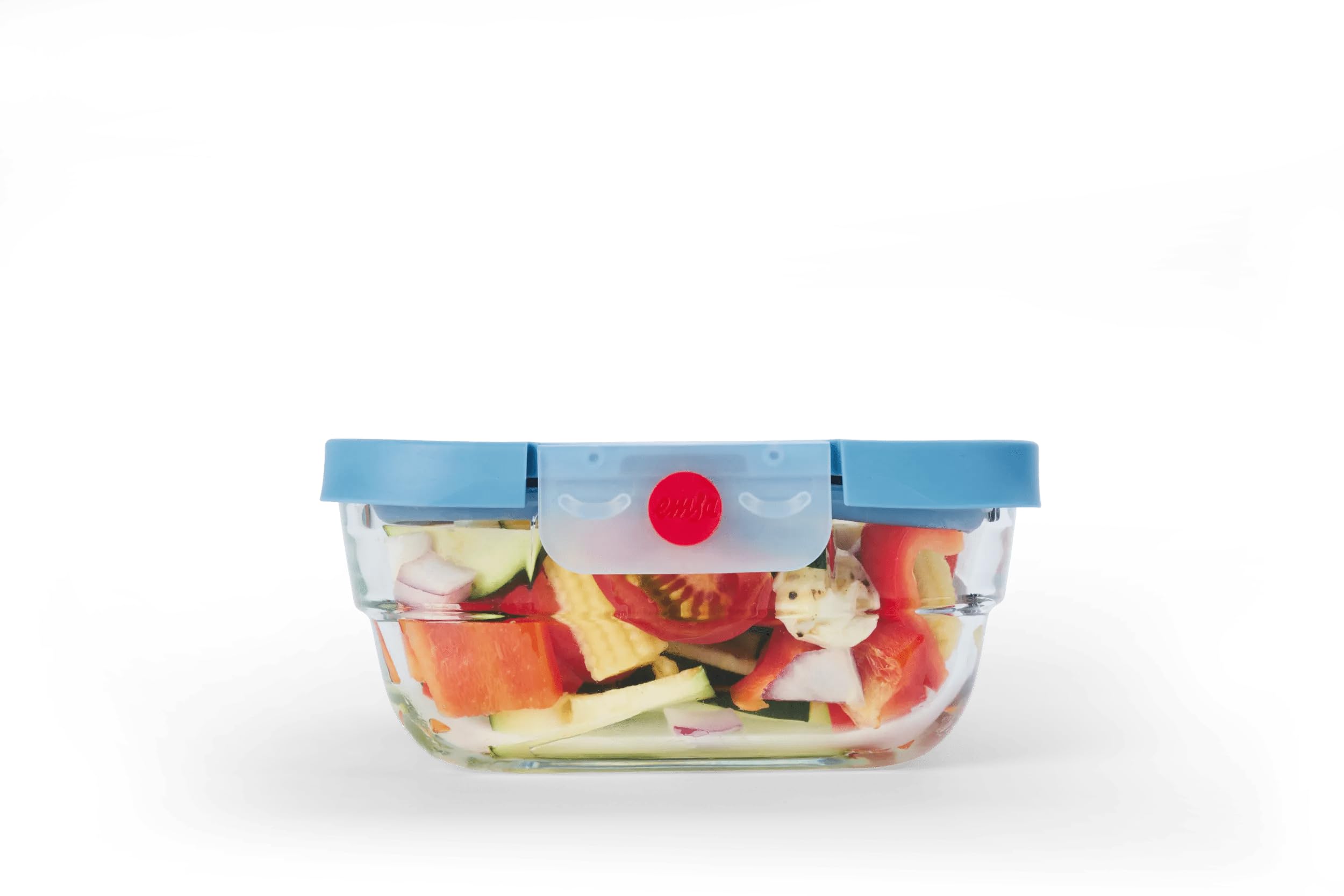 EMSA OneClick Glas Set 6-tlg. Lebensmittelaufbewahrungsboxen, Food storage
