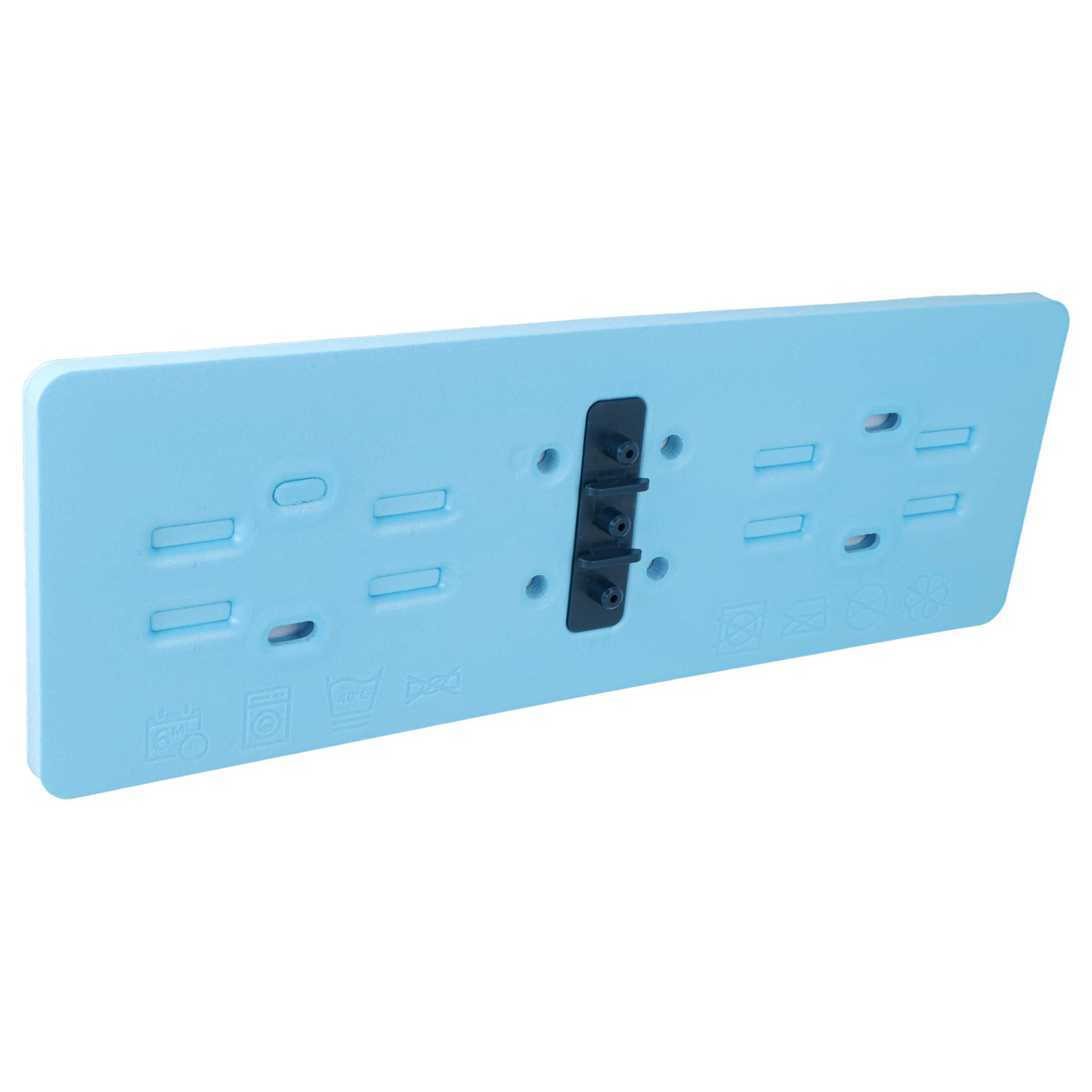 vhbw 2X Almohadilla de Limpieza reemplaza Philips XV1882/10 | para mopa - 34,5 x 12 x 1,3 cm
