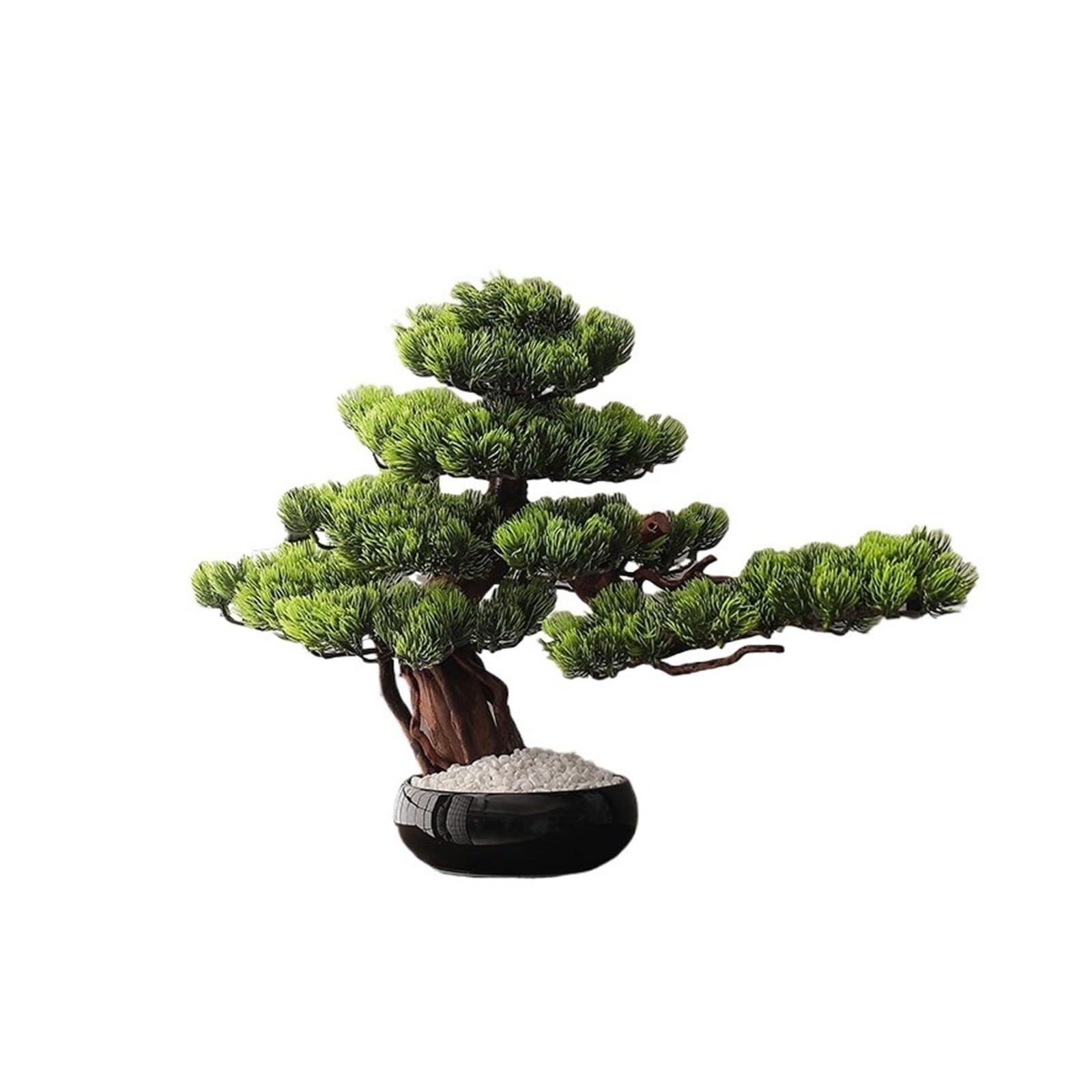 GLJTUO Artificial Trees Artificial Bonsai Tree 24 Inches Realistic Fake Plant Decoration for Desktop Decorations Simulated Pine