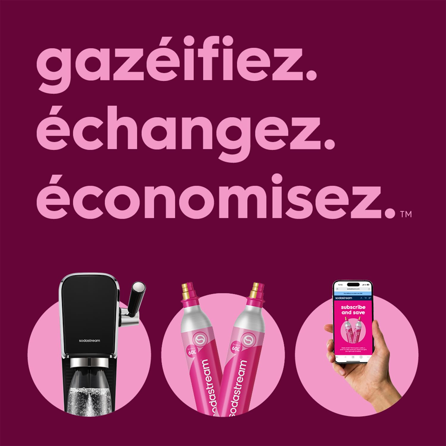 Sodastream Art – Machine à eau pétillante au design rétro avec système CO₂ Quick Connect, cylindre de gaz 60L et 1 bouteille 1L sans BPA inclus, noire