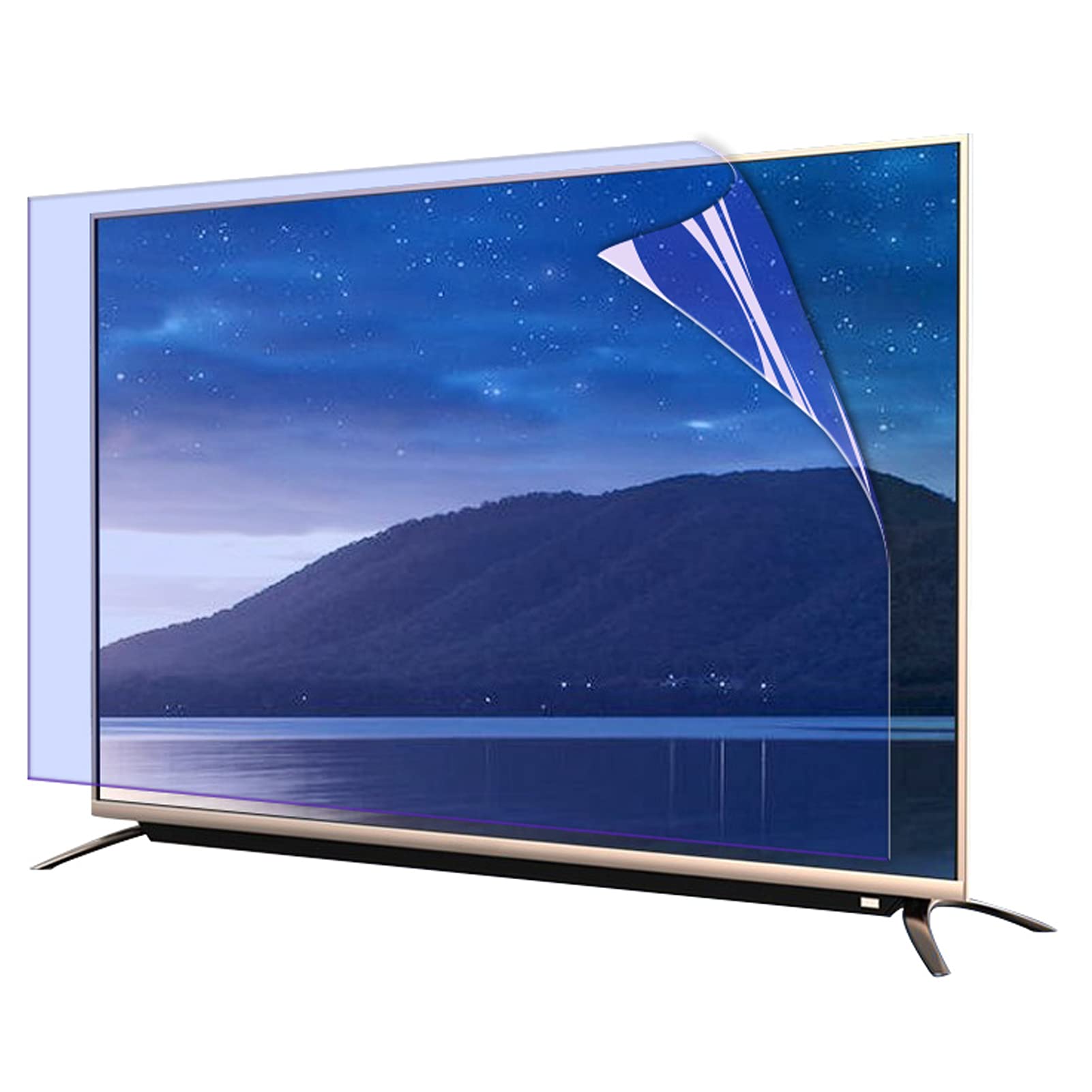 JAQMD 32-75 Inch TV Anti Blue Light Screen Protector, ​Matte Anti Glare Ultra-Clear Film for LCD, LED, 4k OLED & QLED HDTV,43"(942 * 529mm)