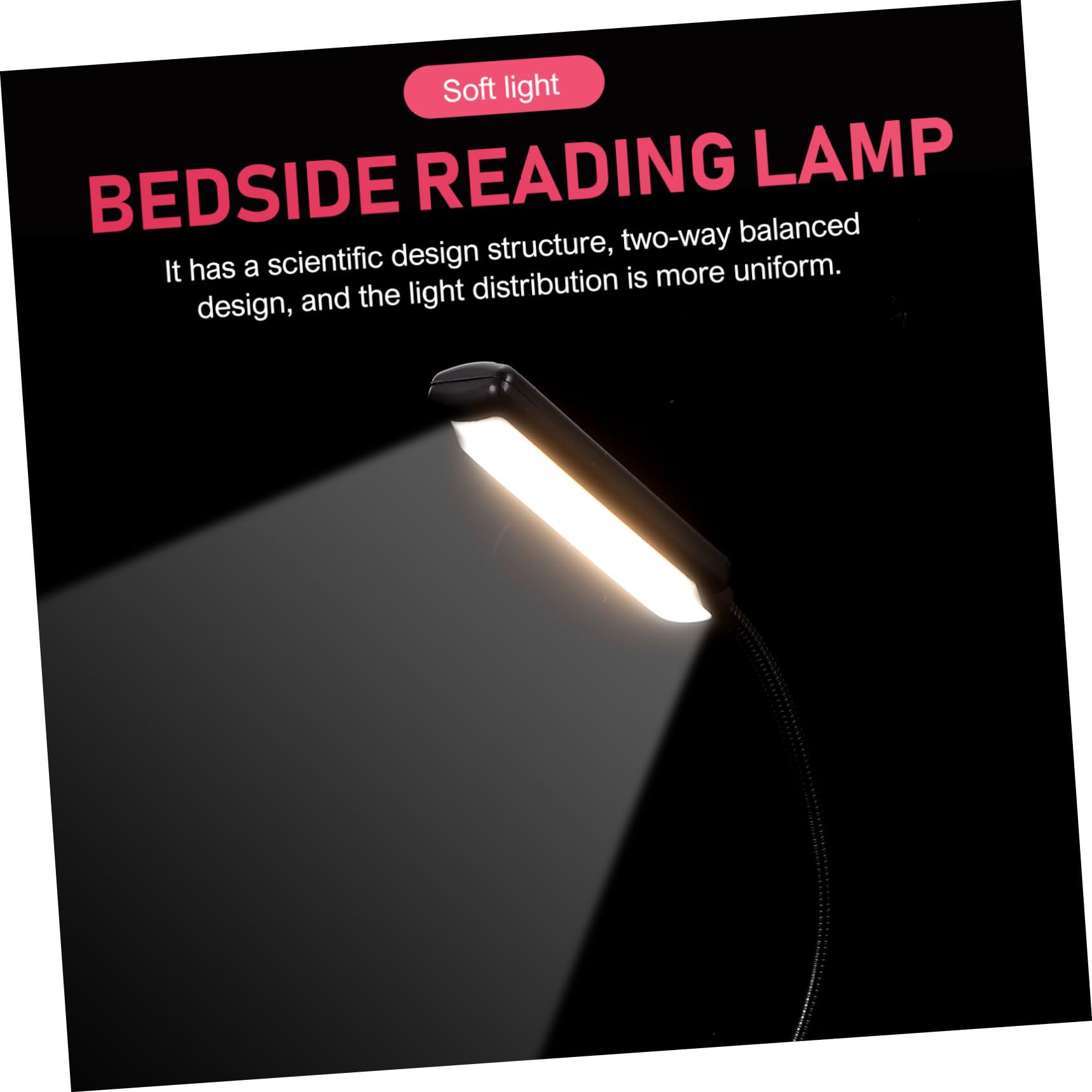 GLEAVI Lot de 2 Lampes de Lecture à LED Rechargeables Noires Pince Réglable Lumière Uniforme pour Partitions Musicales Piano et Lecture Lampe à Clip Pratique pour Bureau et Maison