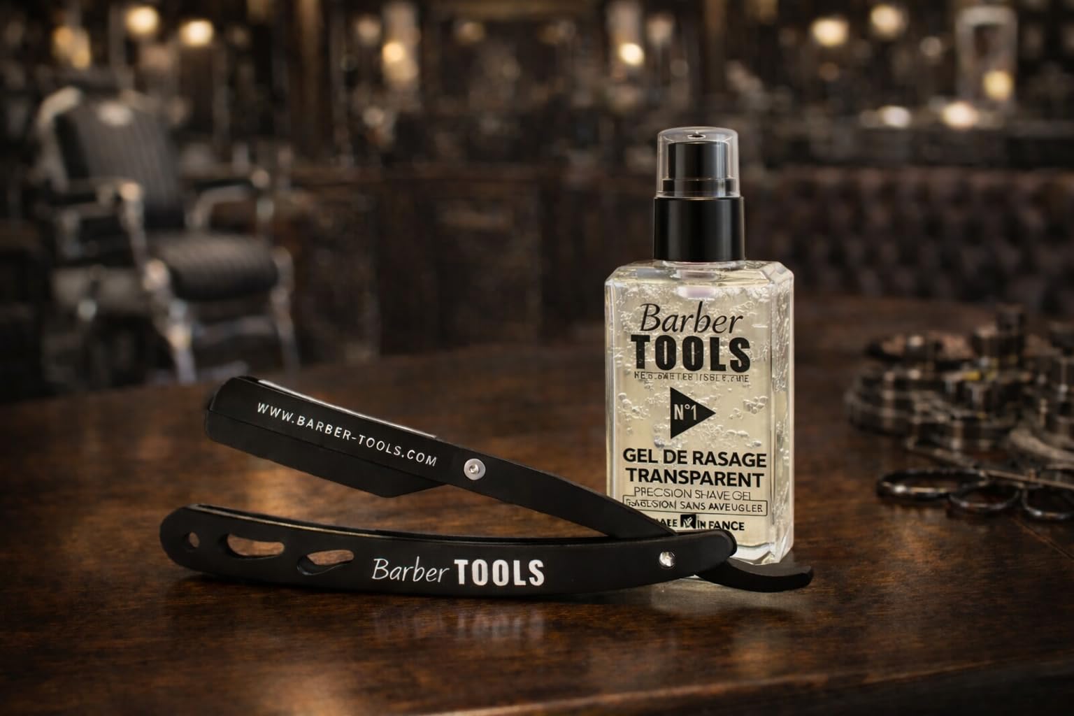 BARER TOOLS - Paquete, con cepillo + peine + tijeras + bolsa, kit de barba