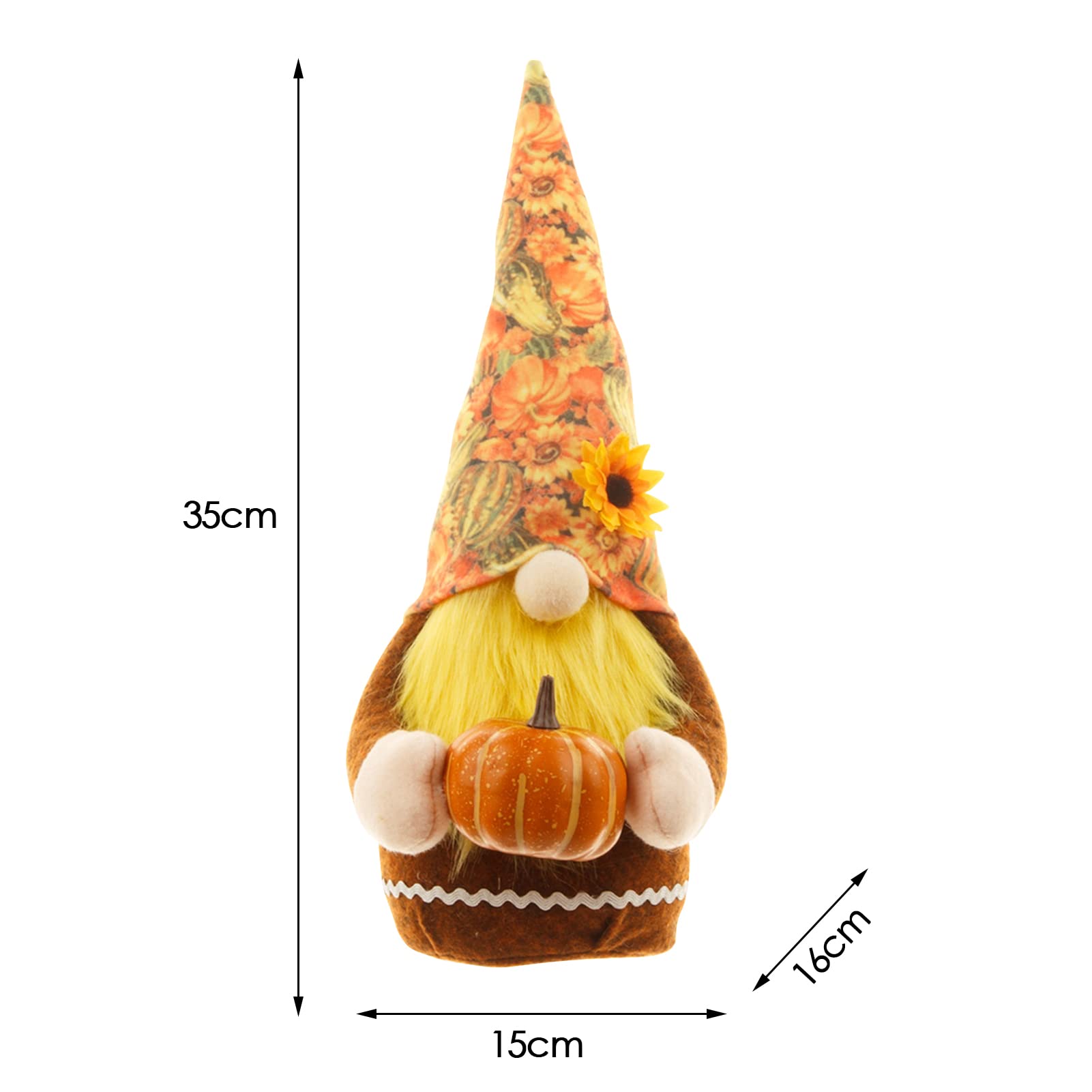 Herbst Wichtel Figuren Als Deko - Große Vogelscheuche Puppen Für Thanksgiving