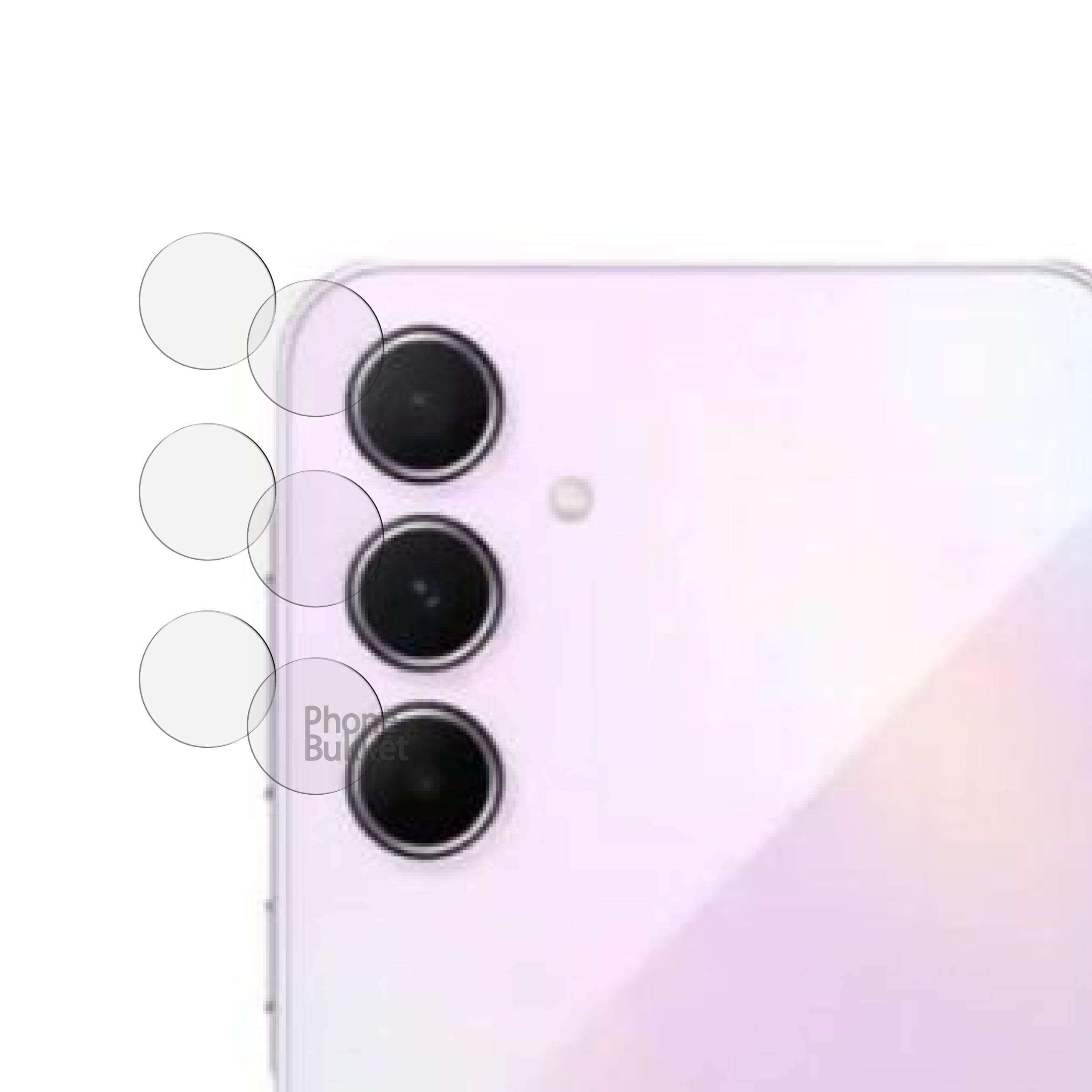 PhoneBukket Back Camera Lens Protector for Samsung Galaxy A55 5G (Plastic/Anti-Scratch/Clear/Transparent), Pack of 2 (B0CZ6YMR2G) Amazon Price History, Amazon Price Tracker