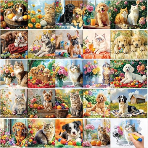 Trandraft 24 Pcs Dementia Products for Elderly Reusable Water Doodle Coloring Set Alzheimers...