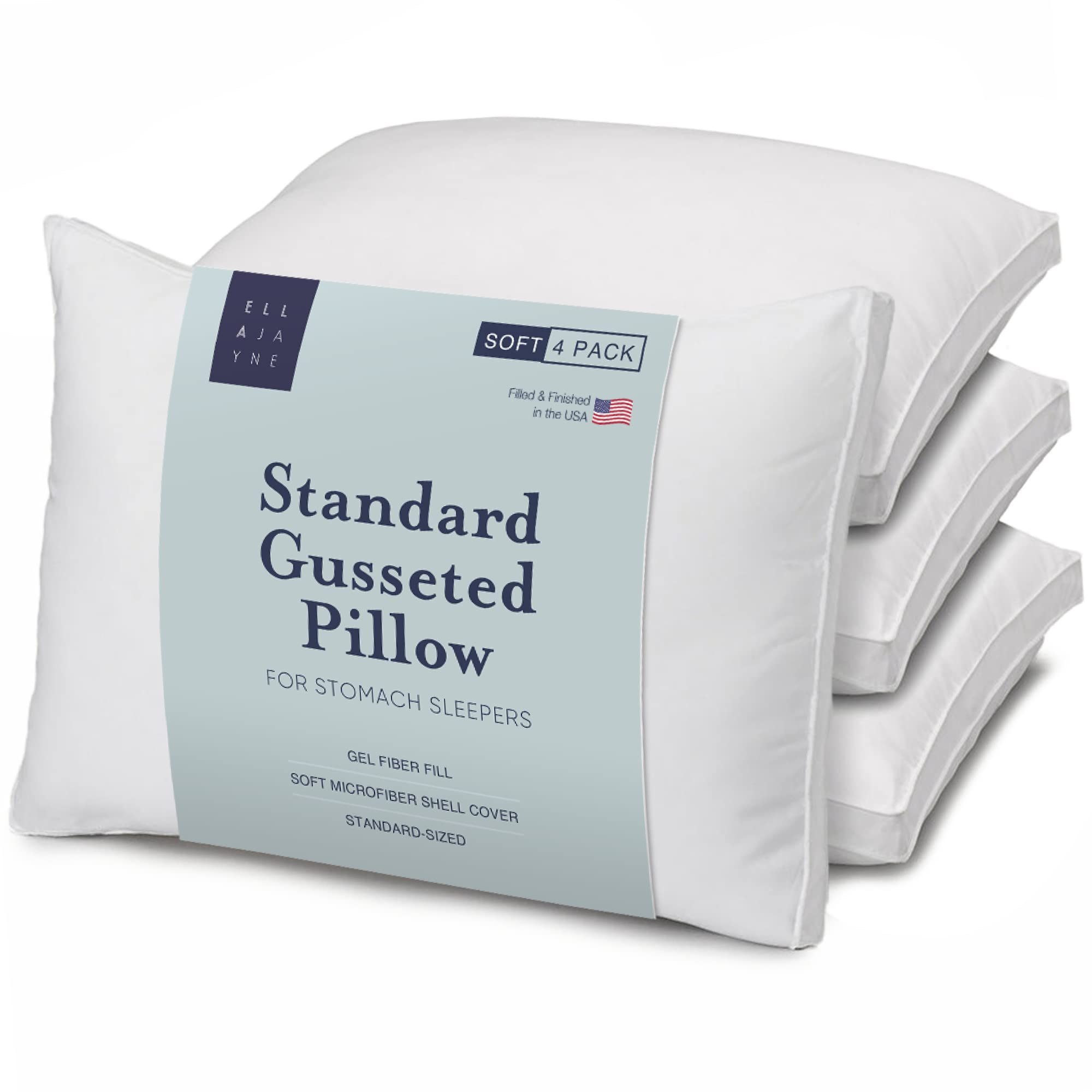 beckham hotel collection super plush gel fiber filled pillows