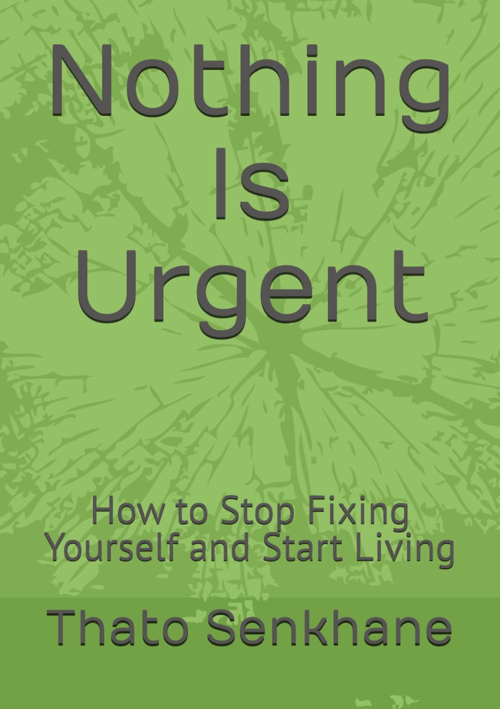 Nothing Is Urgent: How to Stop Fixing Yourself and Start Living