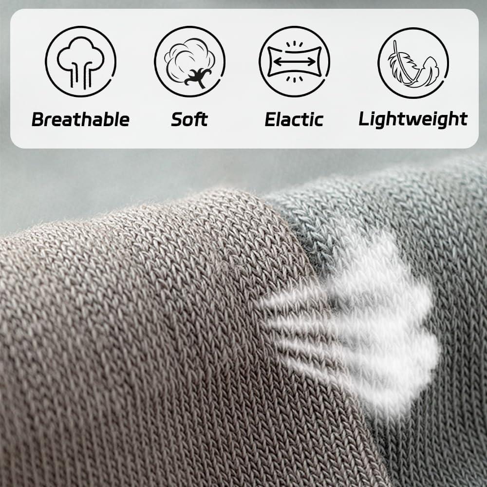 Active Athletic Casual Socks for Men Women, Sport Running Walking Cushioned Breathable Socks（6Pairs）