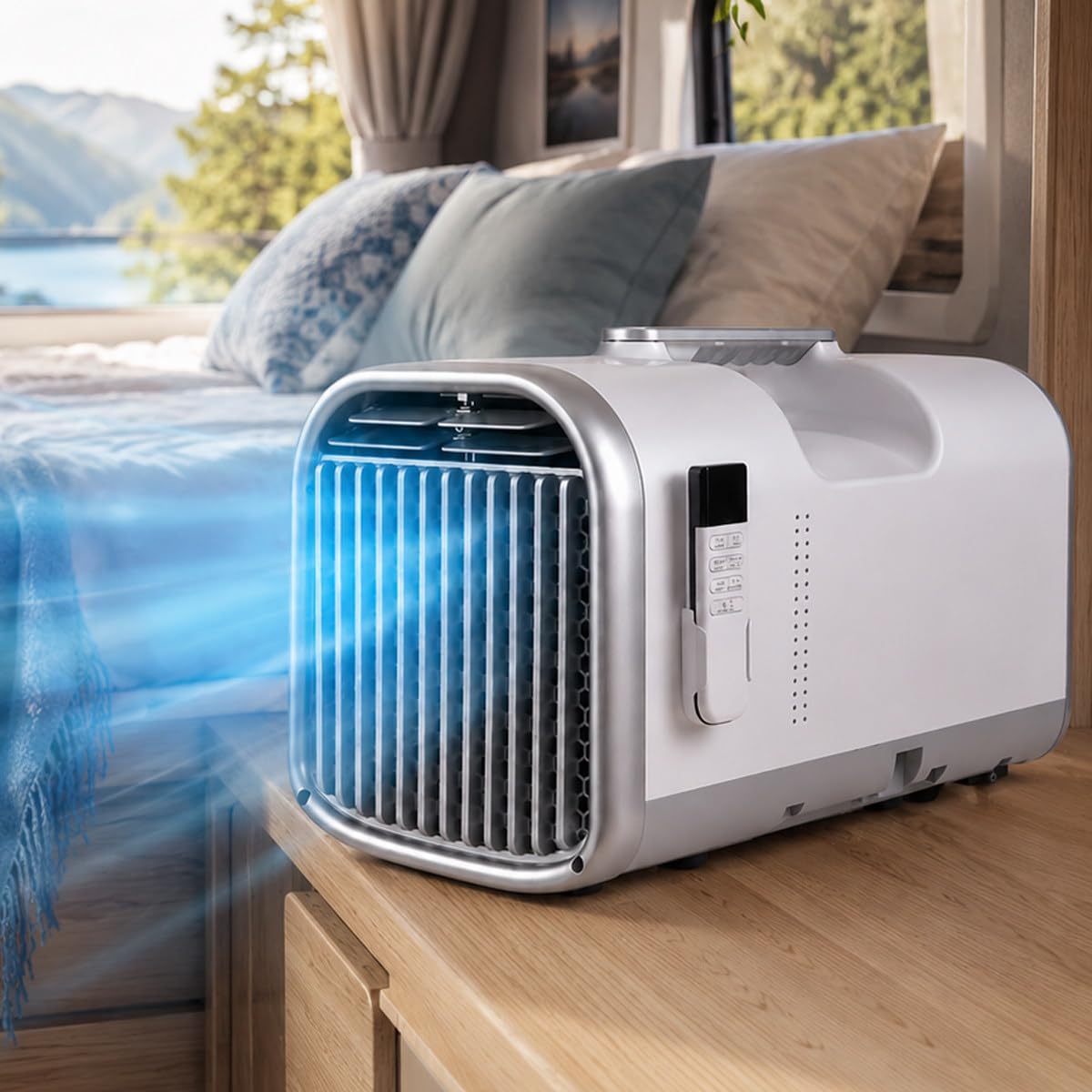 FJYAWEN Mini Portable Camping Air Conditioner 4400/5100 Btu T1-PRO