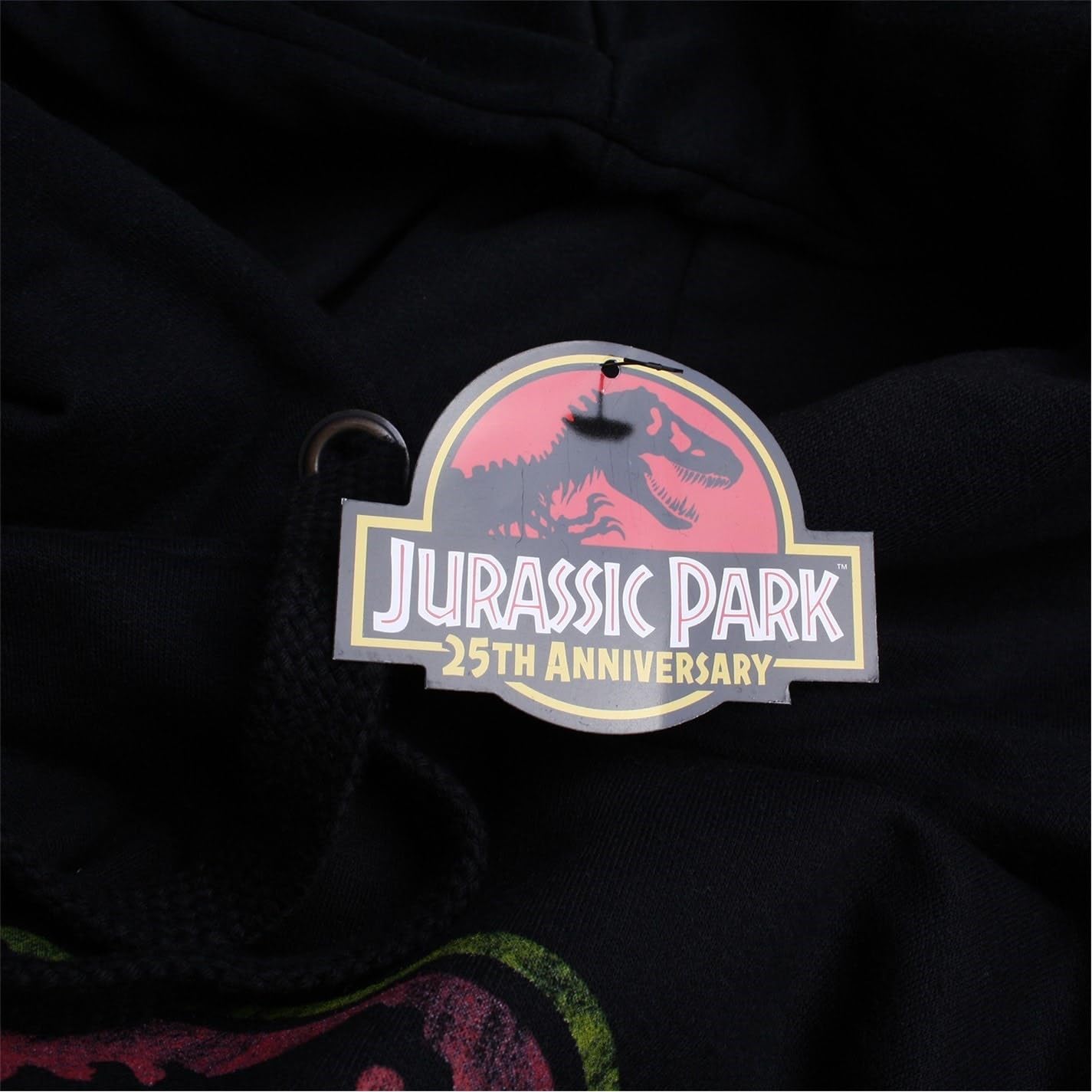 Jurassic Park Herren Kapuze mit Abgenutztem Logo Hoodie