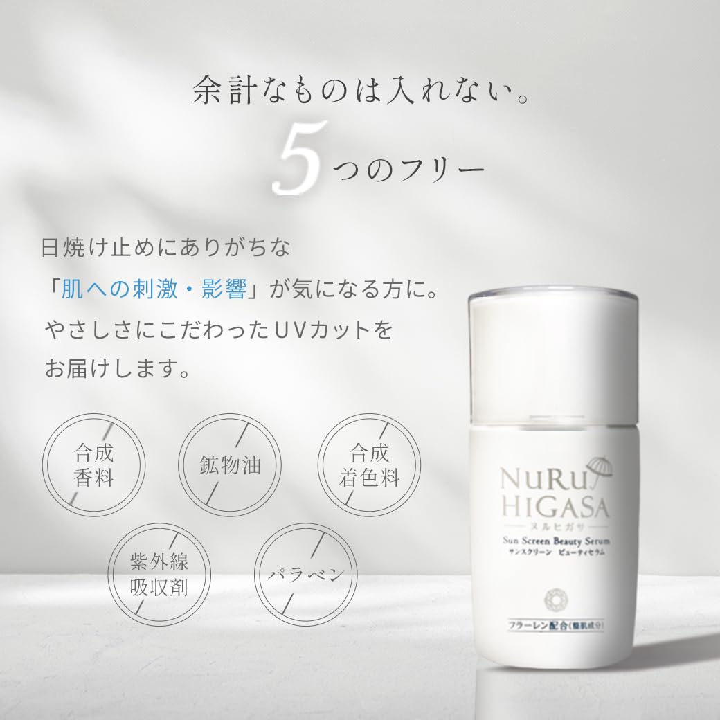 正規品】NuRu Higasa 5個日焼け止め　SPF50 オーガニック無添加 Amazon.co.jp: BeGarden Nurhigasa SPF 50+ PA+++ Non-Chemical
