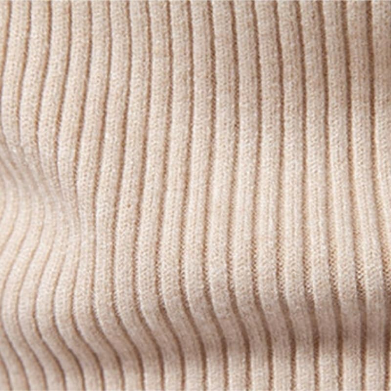 Men's Solid Color Semi High Neck Pullover Sweater Base Shirt