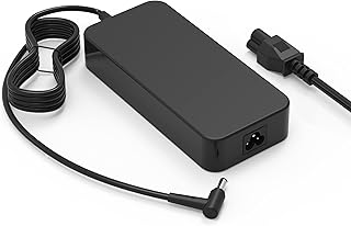 19.5V 9.23A 180W Tip 5.5mm MSI Laptop Charger, AC Charger for MSI Gaming Laptop GS65 GF63 GS63VR GT60 GT70 GF65 GF75 GS75 GS63 GE70 GE72 GE72VR GE62VR GS73VR GS43VR WS65 P65 GX60 Power Supply Cord