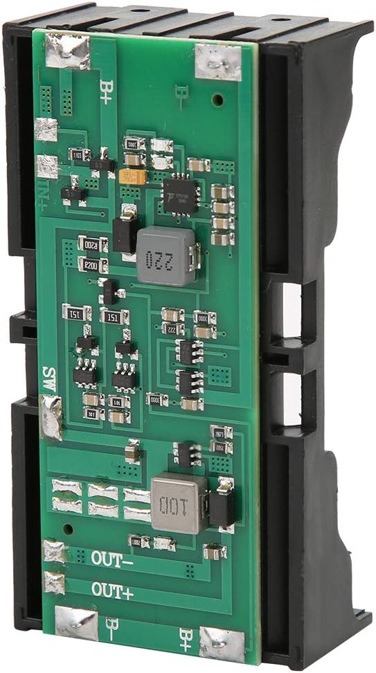 Battery Charging Board, 12V/9V Lithium Li-ion Battery Charger Module Boost, Battery Step UP Module 5 in 1 Boost Board UPS Discharge