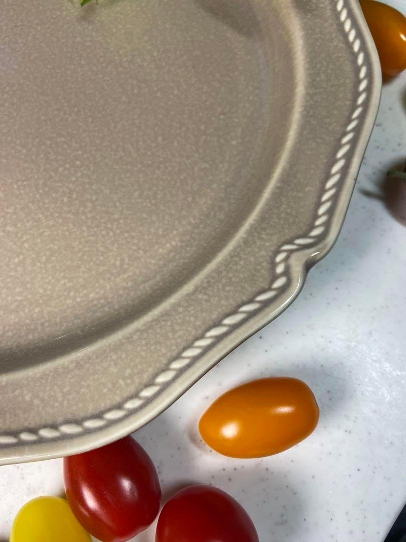 新品　ディナープレート　お皿　3カラー　ホワイト　ココア　グレー　3枚セット ディナープレート お皿 3カラー ホワイト ココア 最新 グレー 3枚