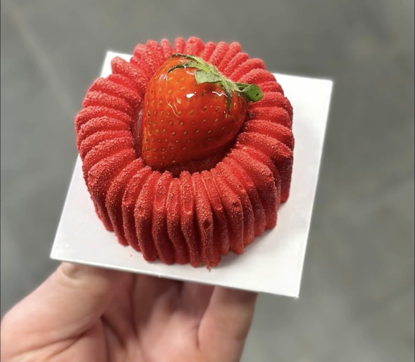 Soporte para tartas (cuadrado, 9 x 9 cm, grosor 1500 g, sin lengüeta (200)