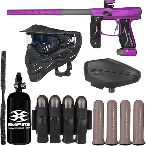 Action Village Empire Axe 2.0 Rivalry - Kit de pistola de paintball (morado polvogris polvo)