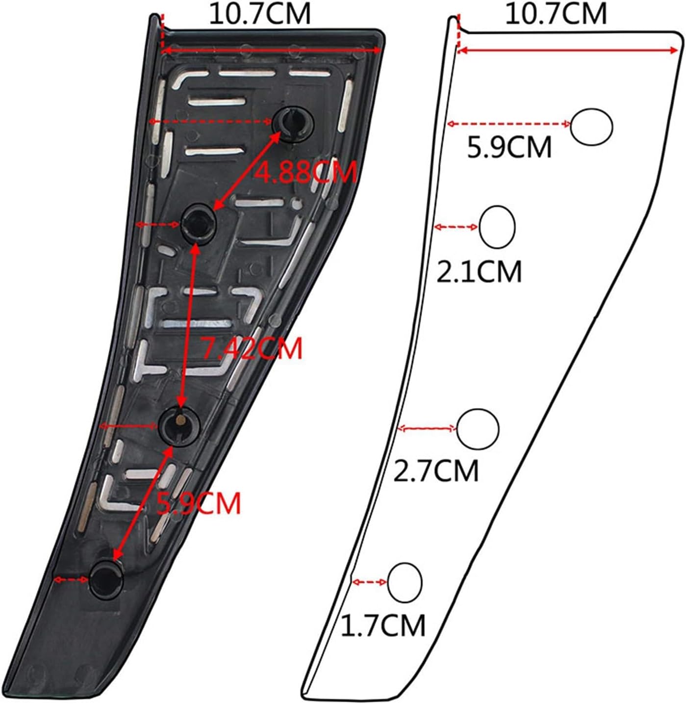 Auto Pedals Foot Fuel Brake Clutch Pedal Covers Compatible With Q7 A4 A5 S4 B9 8W 2016-2019 Footrest Cover Right Hand Drive(2pcs)