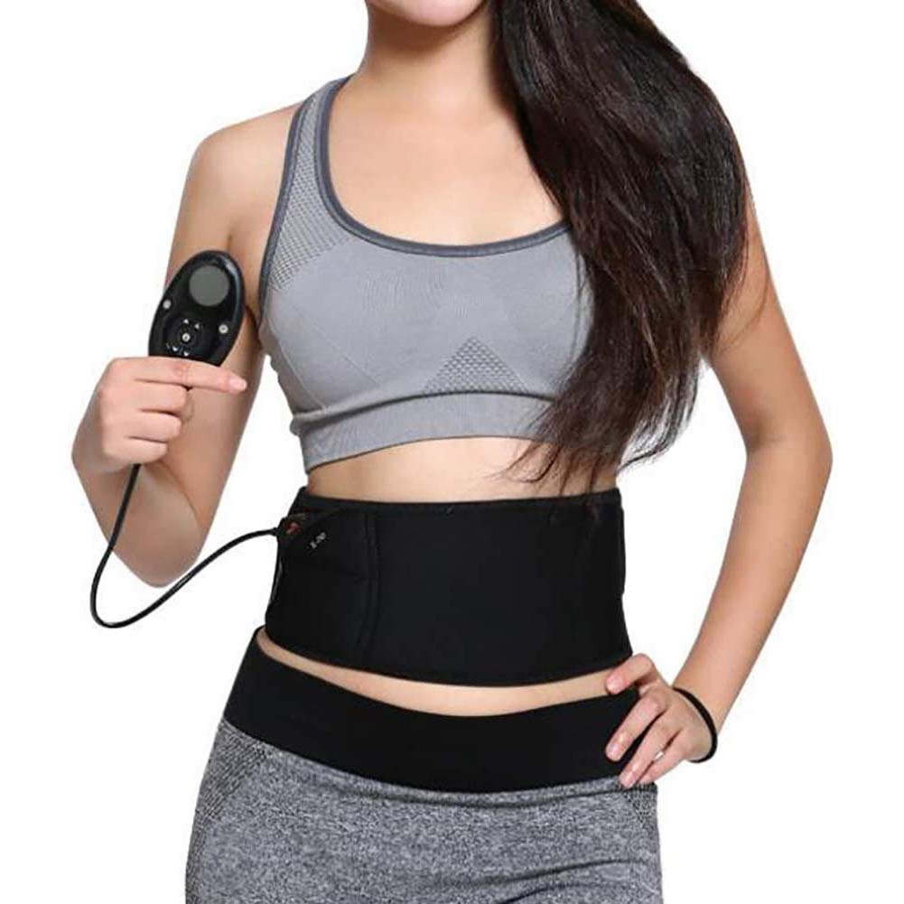 Cinturón Masaje Adelgazante portátil para Bajar Peso, masajeador vibratorio eléctrico para Quemar Grasa Abdominal, 10 Modos, reafirmante Piel para Mujeres y Hombres.