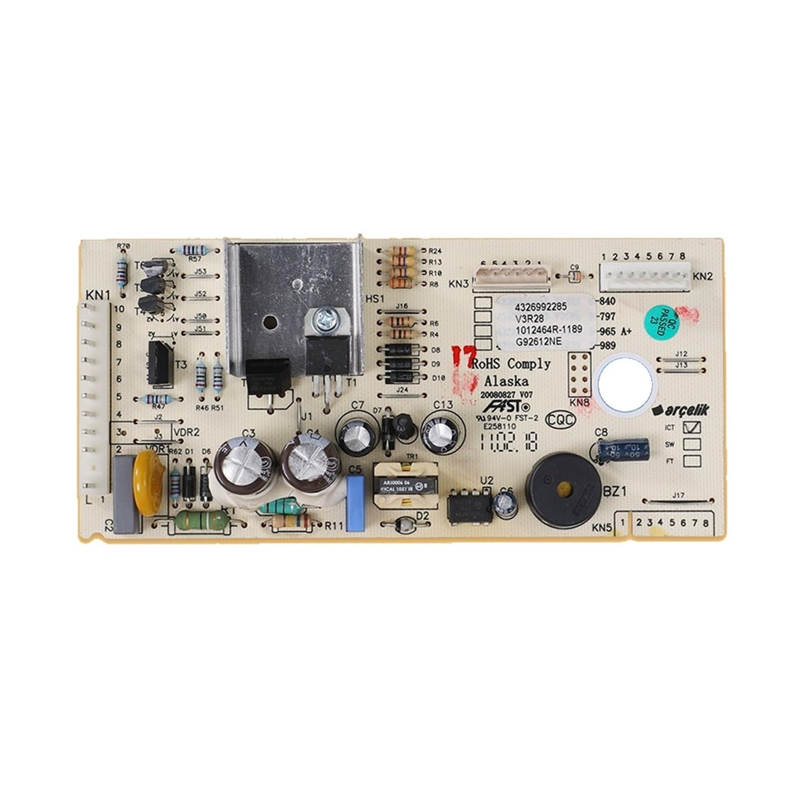 4326992285 Motherboard Inverter PCB Control Module ，Compatible With Beko， Refrigerator