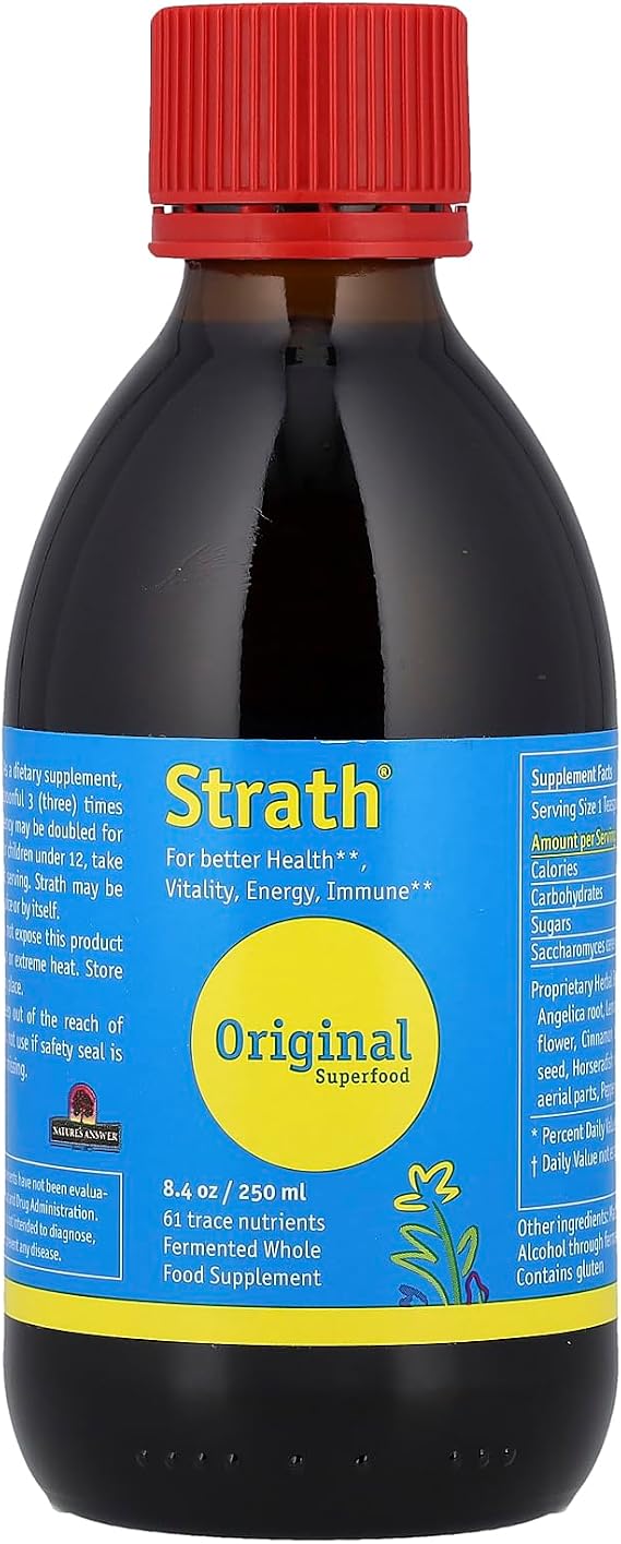Bio-Strath Original, Fermented Herbal Yeast Postbiotic, 8.4 oz (250 ml)