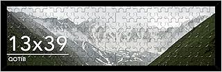 Wood 13x39 Puzzles Frame Black for Wall Hanging, 13 x 39 Picture Frame Poster Photo Frame for Wall Horizontally or Vertically, Black, 1 Pack