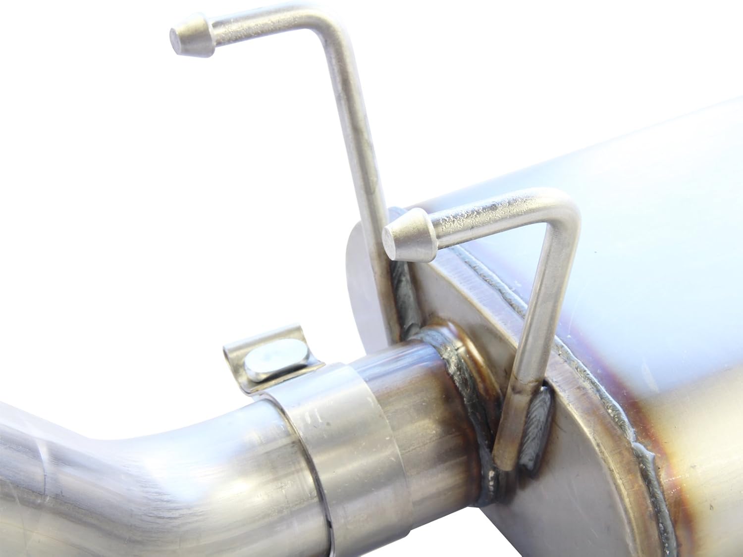 aFe (49-46004) 2.5" 409 Stainless Steel Cat-Back Exhaust System with 304 Stainless Steel Polished Tip for Toyota Tacoma L4 2.4L/2.7L