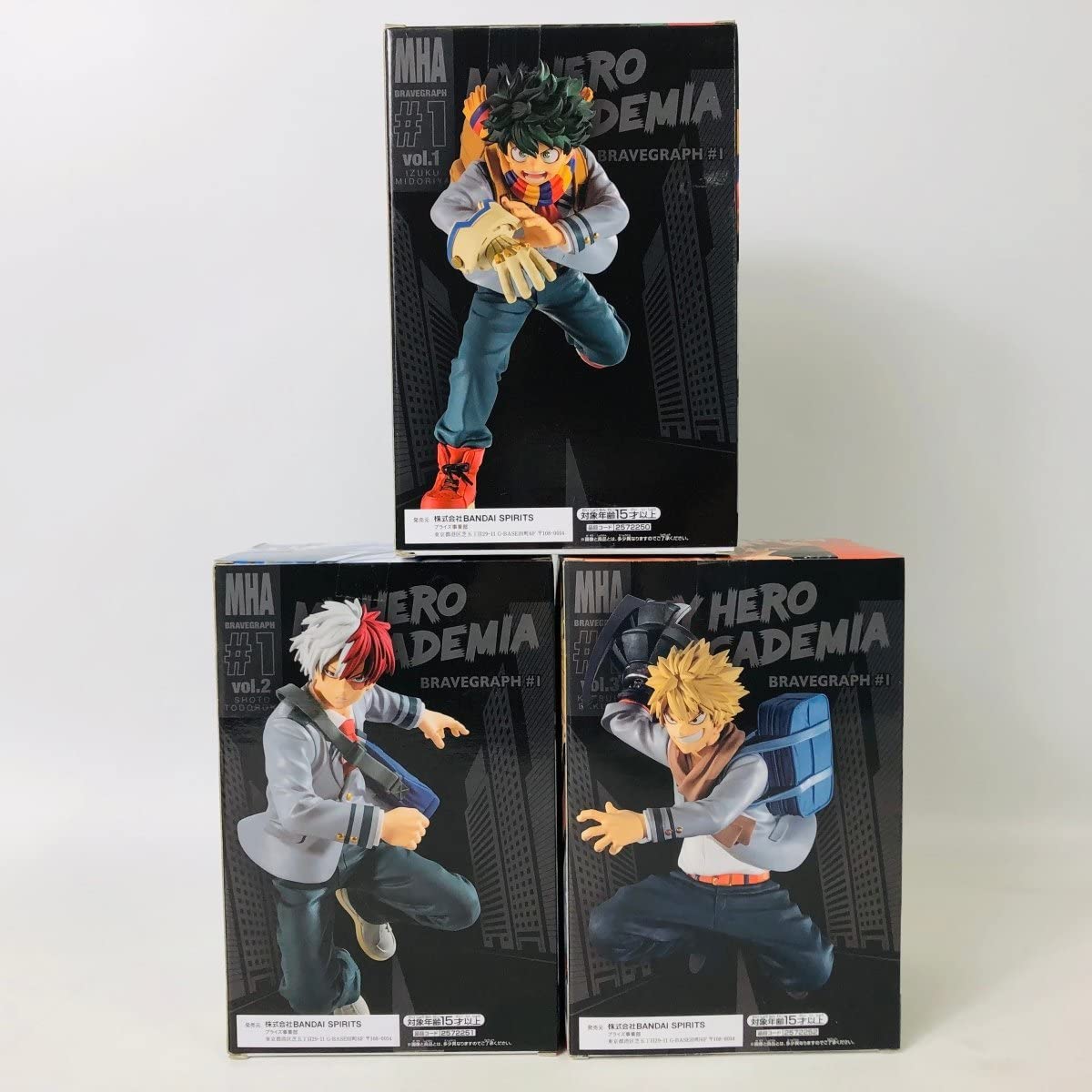 【新品未開封】 僕のヒーローアカデミア BRAVEGRAPH #1 3種 セット Amazon.co.jp: 未開封 BRAVEGRAPH ＃1 僕のヒーローアカデミア vol.1