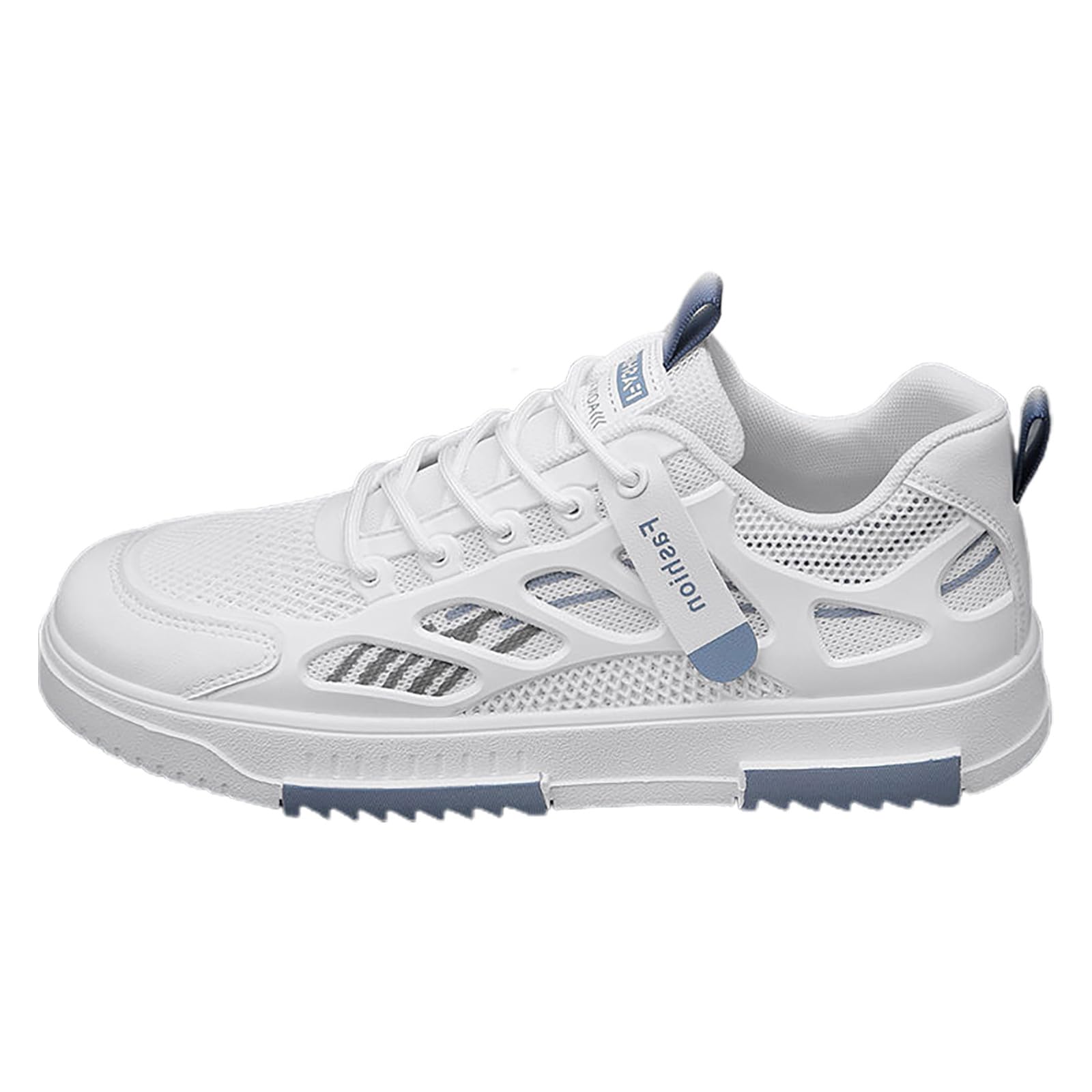 Generisch Atmungsaktive Schuhe Herren - Herren Sneakers 2023 Leichte Weiße Schuhe Modische Boardschuhe Mit Weicher Sohle Für Sport Freizeit