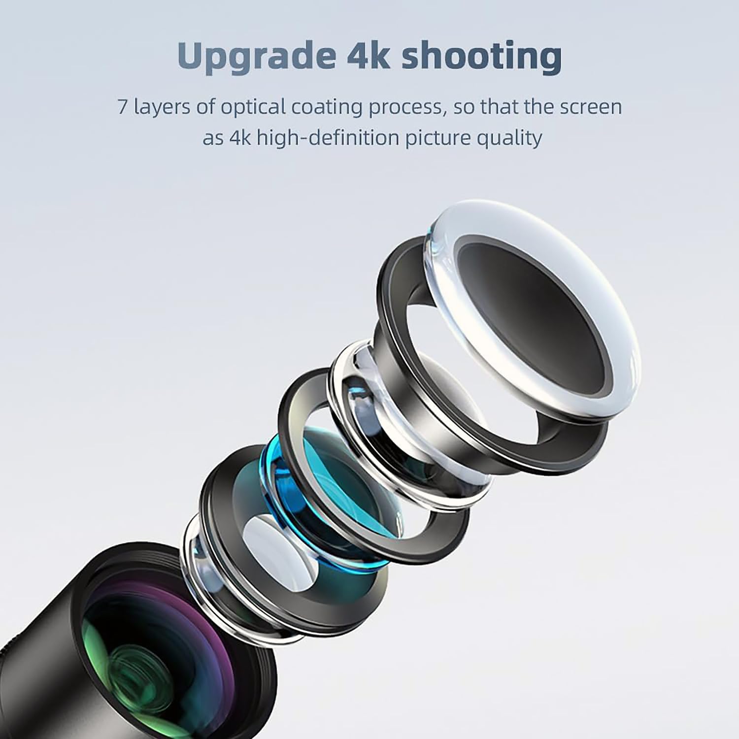 400-mm-Teleobjektiv für iPhone, Android-Handy-Kamera, HD-Handy-Teleskopobjektiv mit Universalclip, für Multi-Szenen-Fotografie wie Wildtiere, Sport, Konzerte, Blumen usw.