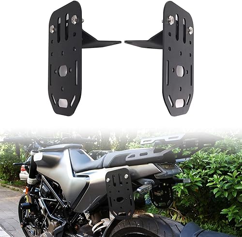 Portaequipajes laterales compatible con Husqvarna VitpilenSvartpilen 401 20-23, VitpilenSvartpilen 250 20-23, Svartpilen 125 21-23, Svartpilen 200