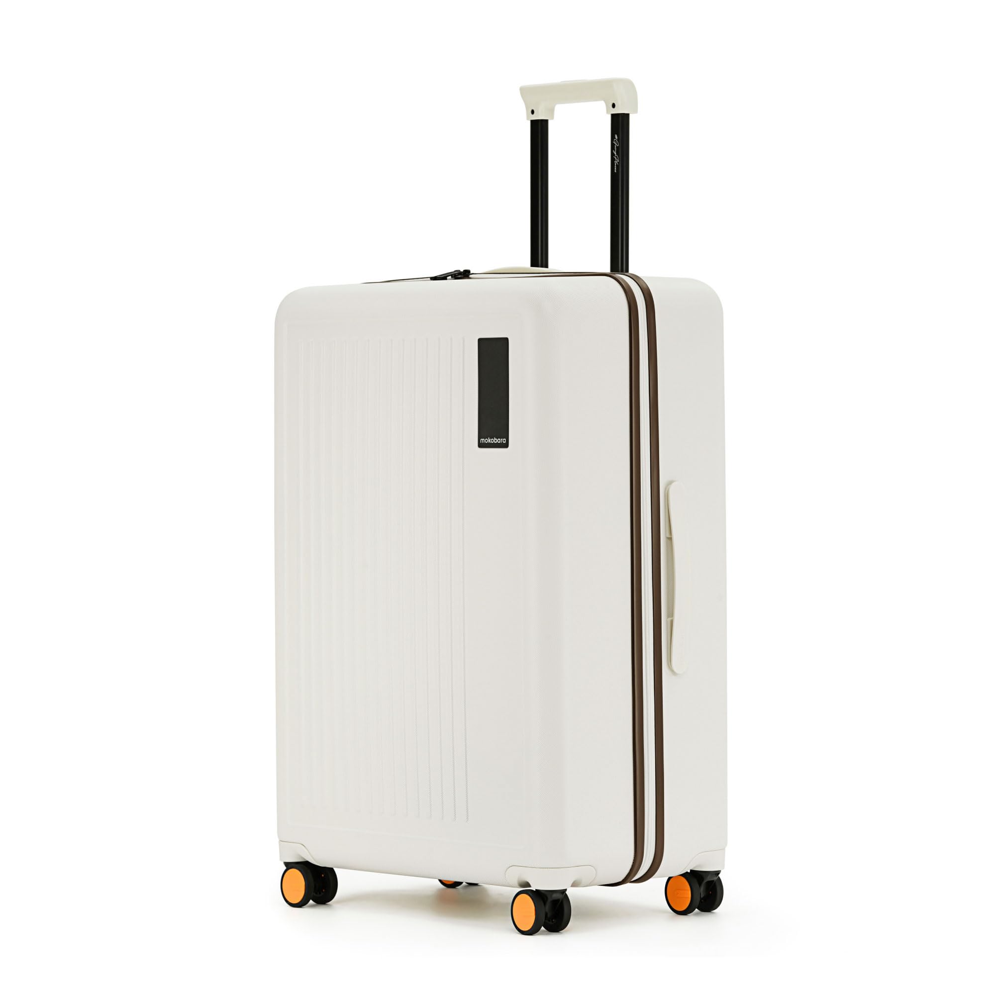 MOKOBARAThe Transit Luggage Poly-Carbonate Hard Sided 8 Silent Ninja Wheels for Travelling (Still Loading Brownray (Limited Edition) 2.0, Check-in Large)