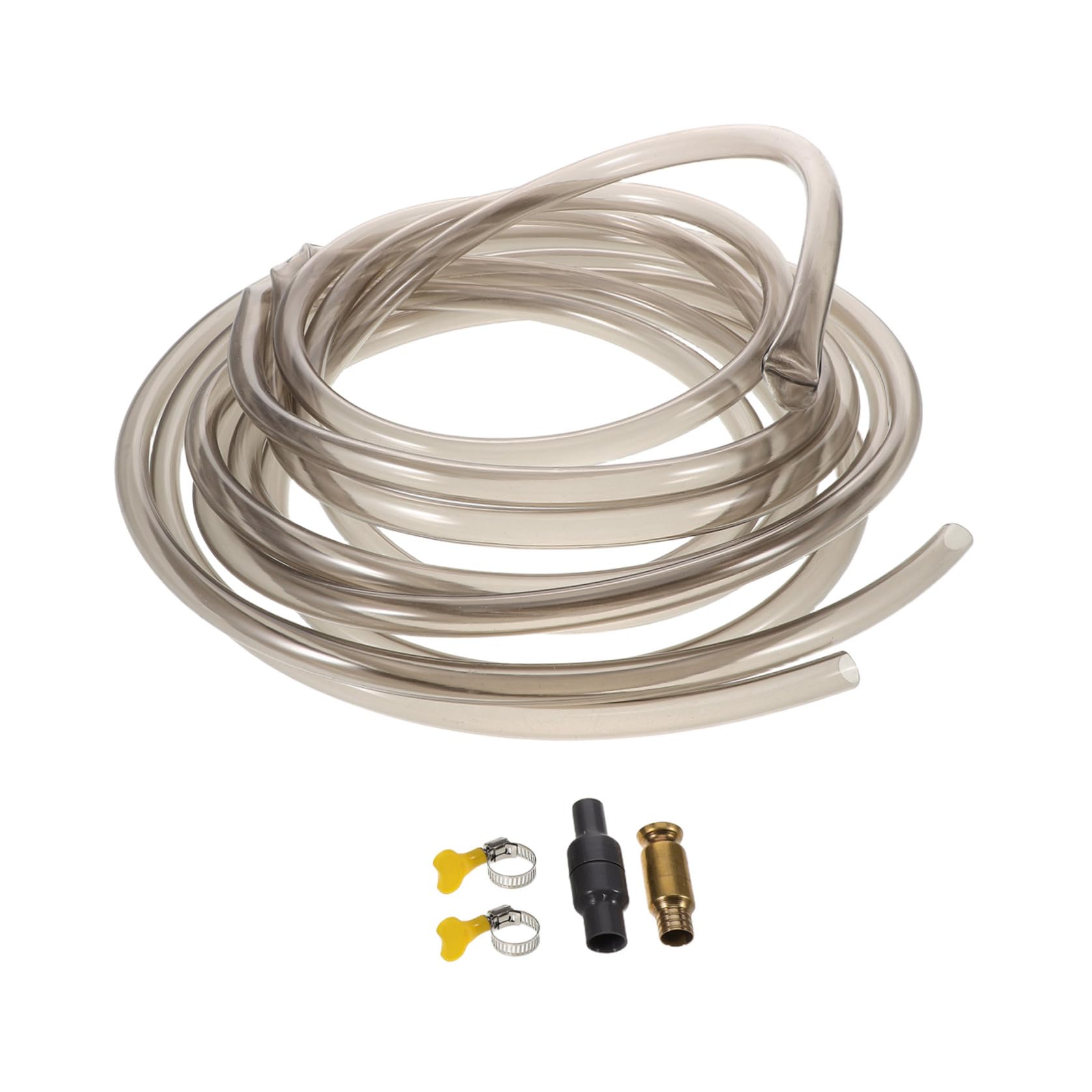 Aquarium Siphonschlauch mit Klemme – 5m PVC Reinigungsschlauch für Kies und Substratreinigung Wasserwechsler für Süß und Meerwasseraquarien
