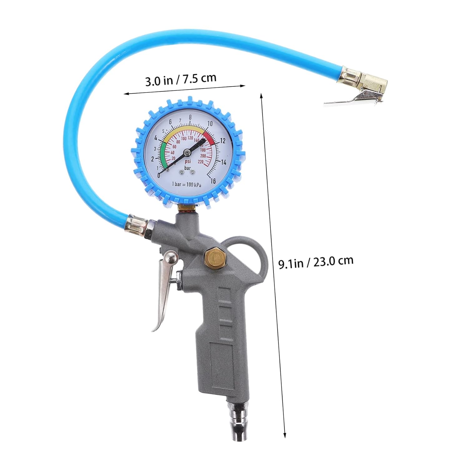 1pc Digital Tire Pressure Gauge Accurate Auto Tyre Air Pressure for Real Detection Design for Cars Trucks and Bicycles Essential Safety Tool