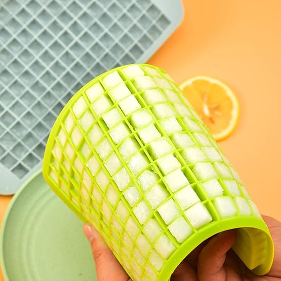 Mini Ice Cube Trays 160 Grids Silicone Cube Kitchen Refrigerator Mold