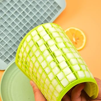 Mini Ice Cube Trays 160 Grids Silicone Cube Kitchen Refrigerator Mold