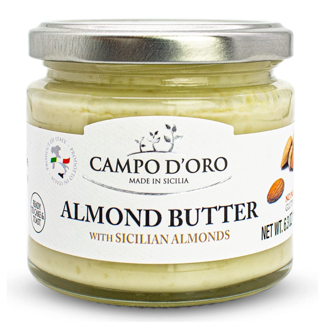 Almond Butter, Sweet Creamy Almond Spread, (6.35oz 180 g