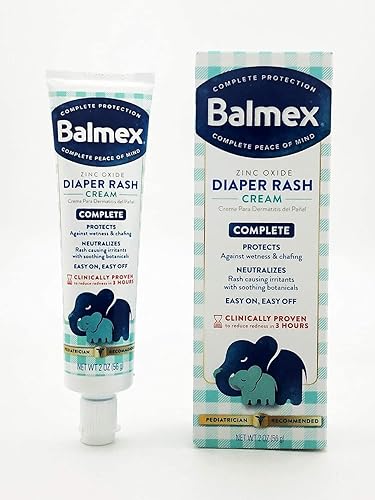 Miniatura 4 de BALMEX Complete Protection - Crema de óxido de zinc para sarpullido, fórmula avanzada, 2 onzas (paquete de 2)
