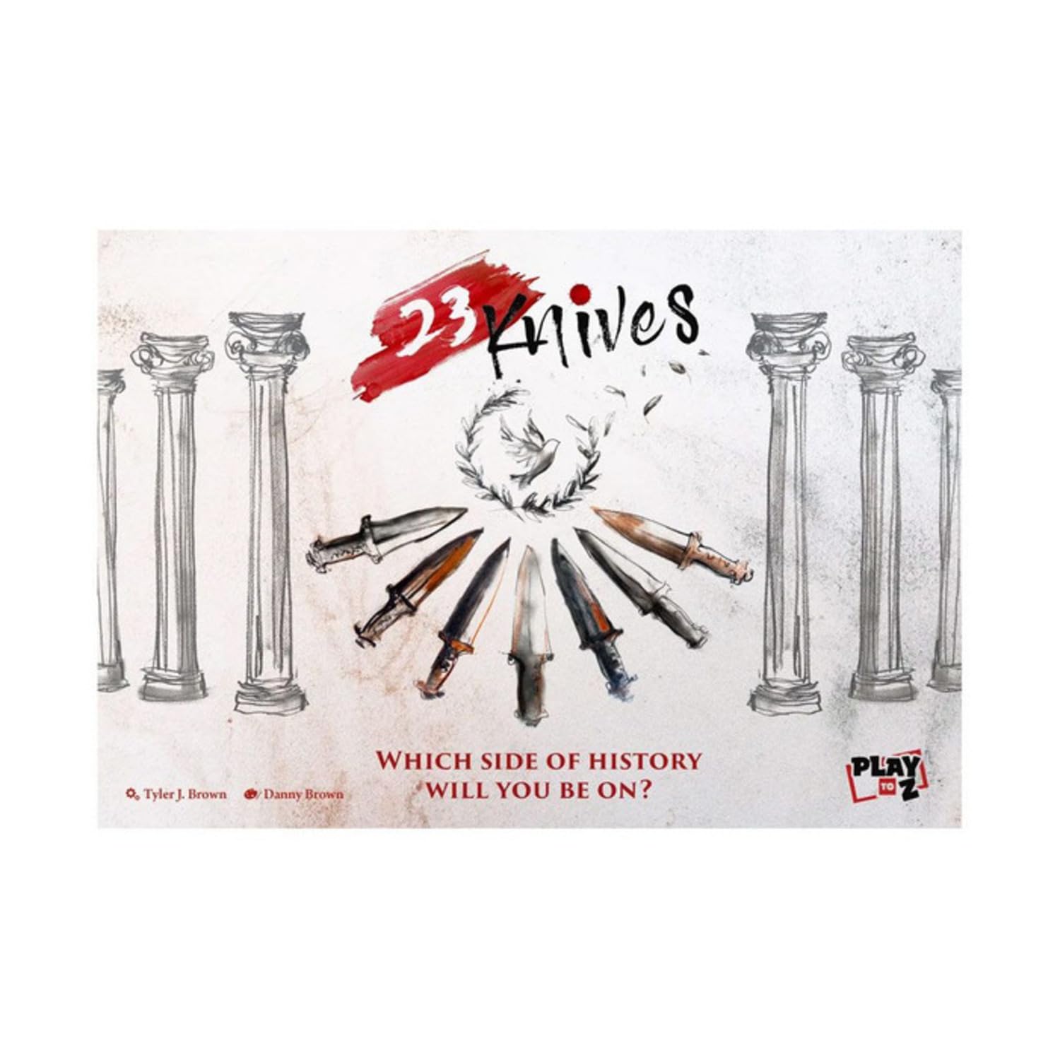 Play to Z 23 Knives Social Deduction Party Card Game for 3-8 Players