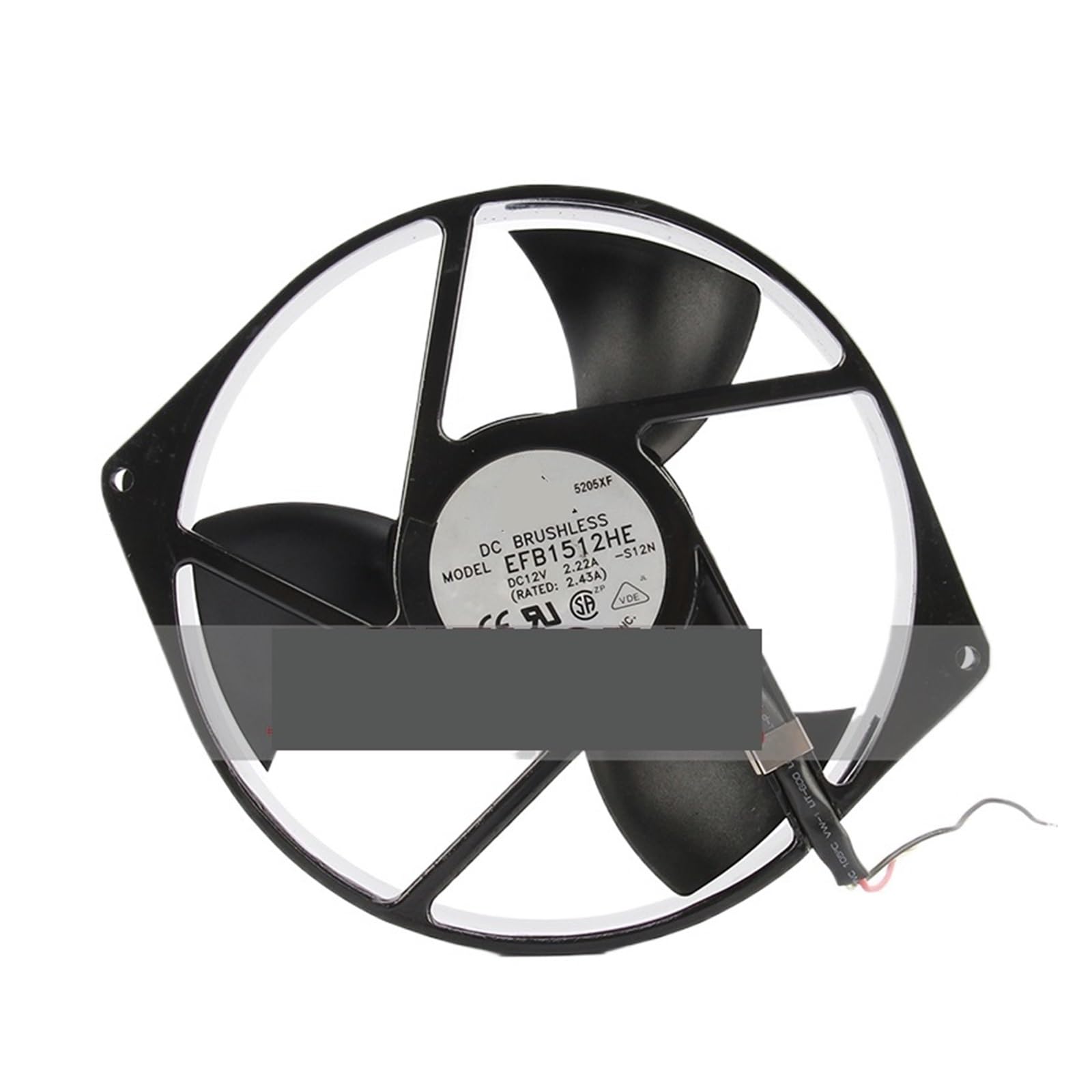 PEQYUACTE EFB1512HE Cooling Fan 170 x 150 x 38mm DC12V 2.22a 17CM