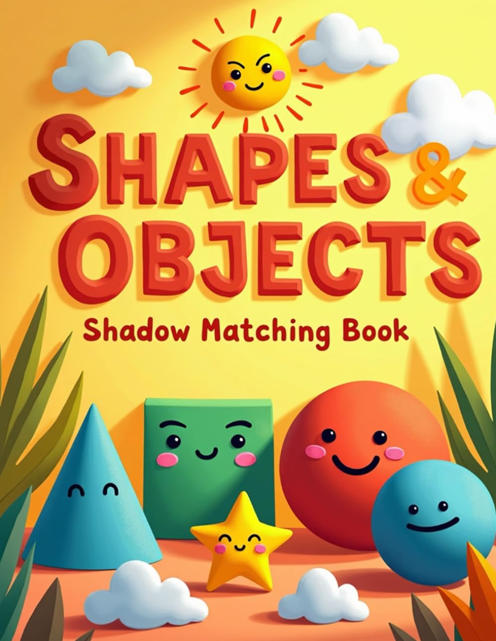 Shapes & Objects Shadow Matching Book: Kids Ages 4–8 – Improve Focus, Observation Skills, and Visual Learning with Simple and Engaging Puzzles