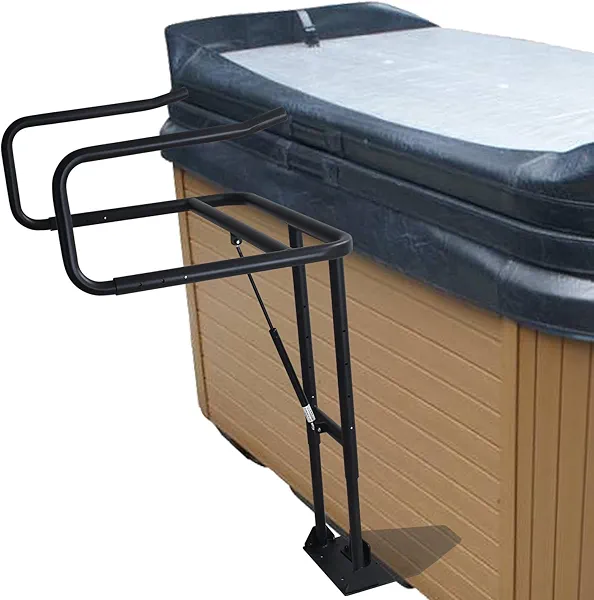 Hydraulic Swimming Pool Spa Cover Lift, Hot Tub Cover Lift, Adjustable Height 30''-40'' and Width 32''-52'', Mounted Underneath on One Side for Various Sizes of Bathtubs Hot Tubs & Spas