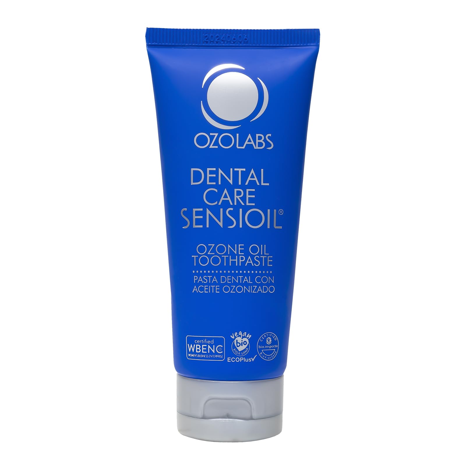 OZOLABS Ozonated Olive Oil Toothpaste – Fluoride-Free, Gentle Whitening with Baking Soda & Xylitol, Organic Ingredients – 3.4 fl oz