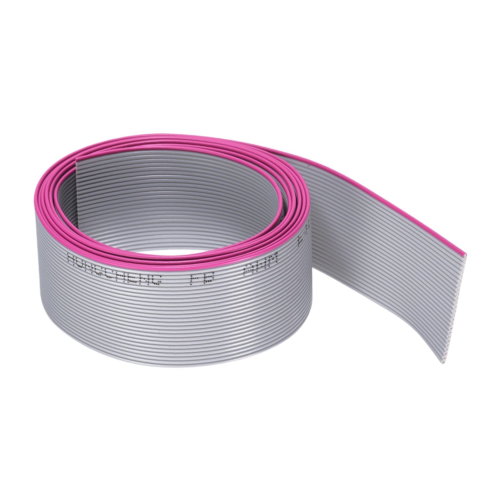 DMiotech 26Pins 1.0mm Pitch 1m Length IDC Wire Flat Ribbon Cable AWM 2651 Connector Jumper Wire Gray for Computer LED Display DVD