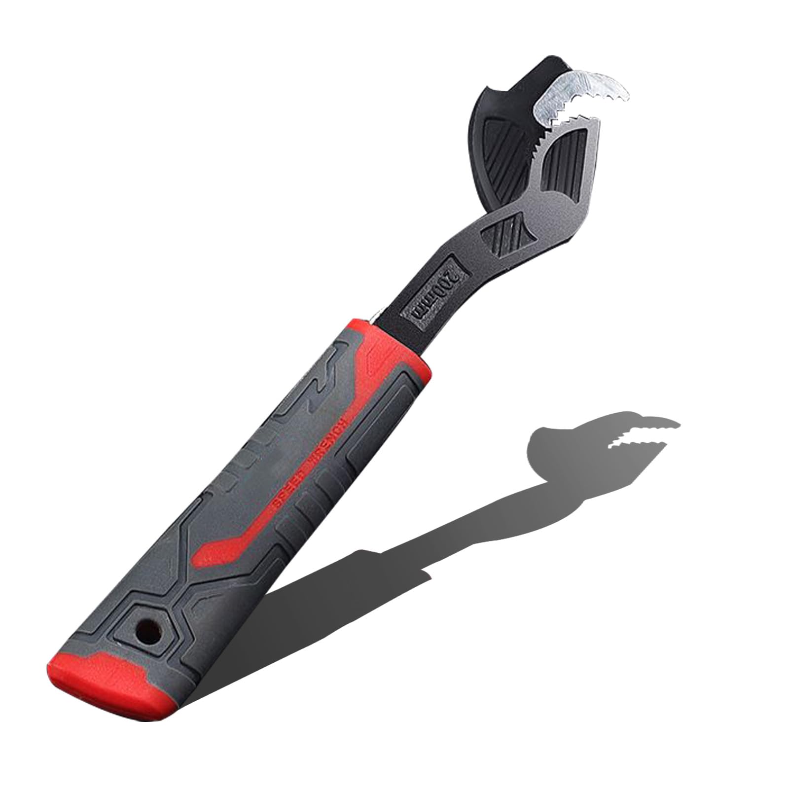 Georcep Industrial Grade Multifunctional Self-Locking Pipe Wrench Tool, Quick Power Grip Pipe Wrench - 6", 8", 10" And 12" (8 Inches)